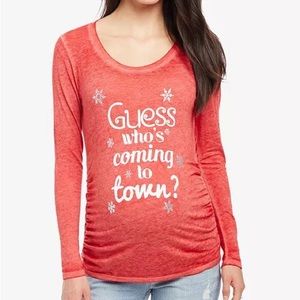 Motherhood Maternity Guess Who's Coming To Town™ Maternity Tee